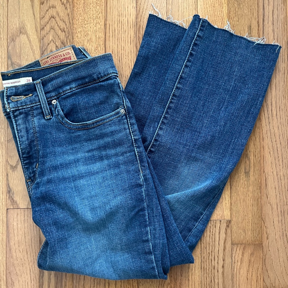 Levi's Classic Straight Leg Blue Jeans